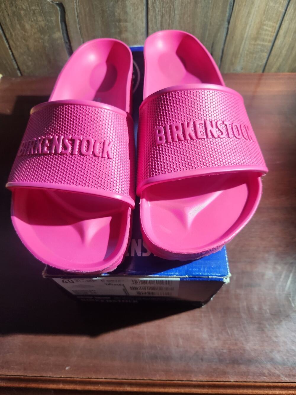 Birkenstock Barbados EVA Slides Women's Size 9 Beetroot Purple
